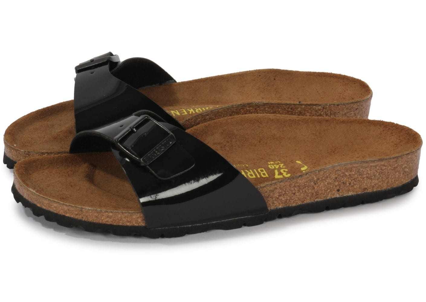 birkenstock vernis noir