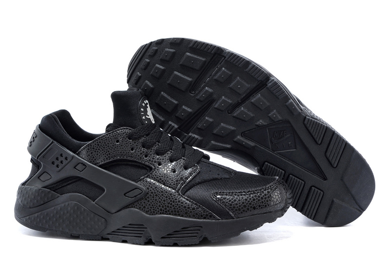 huarache homme noir et blanche