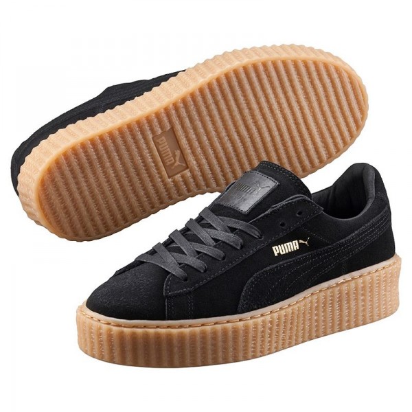 puma creepers beige et noir