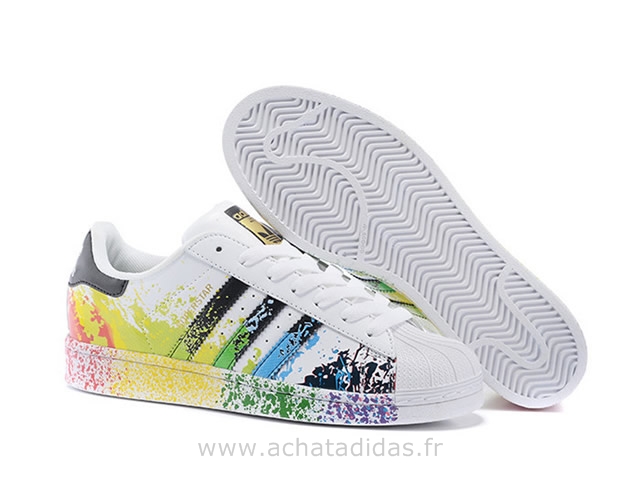 adidas superstar avec peinture