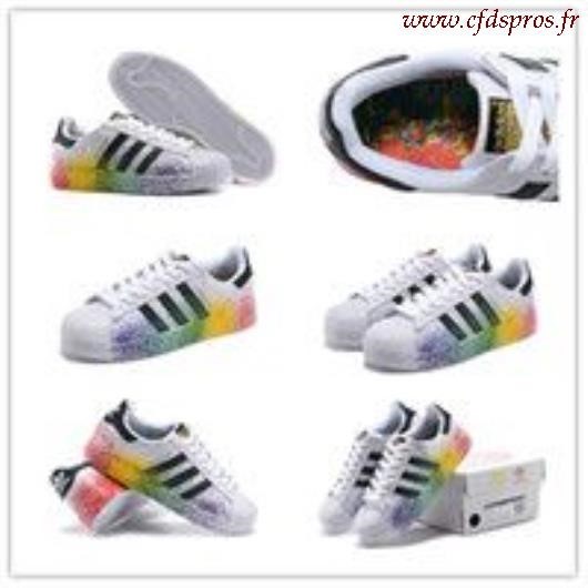 adidas superstar femme tache de peinture